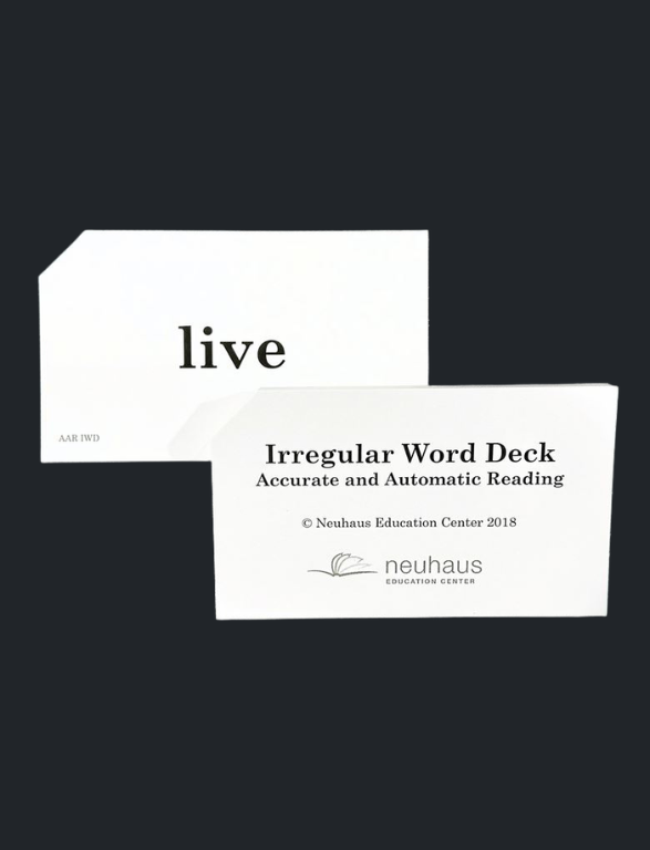 Irregular Word Deck