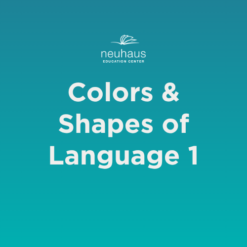 The Colors & Shapes of Language 1
