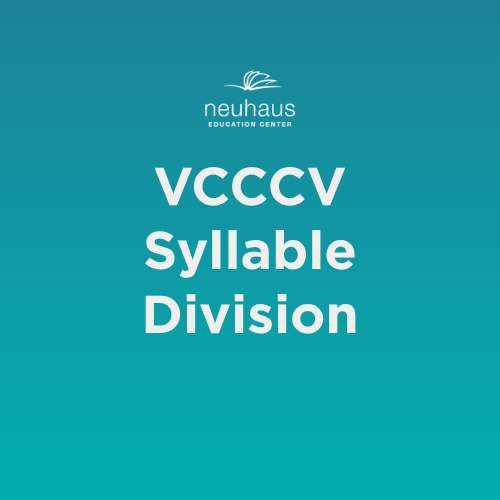 VCCCV Syllable Division
