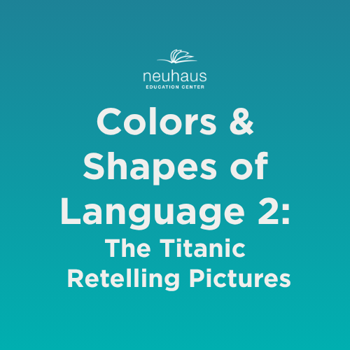 Colors and Shapes of Language 2: The Titanic Retelling Pictures