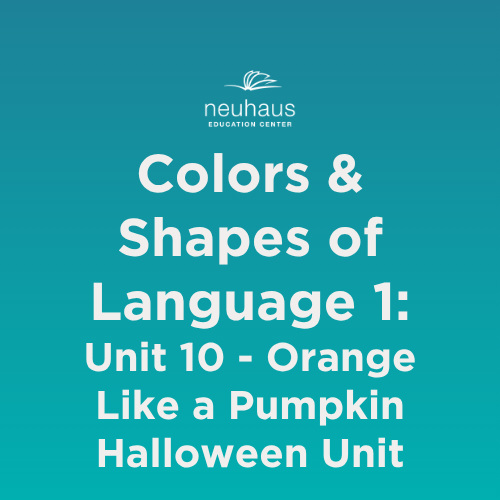 Colors and Shapes of Language 1: Naming Photos - Unit 10
