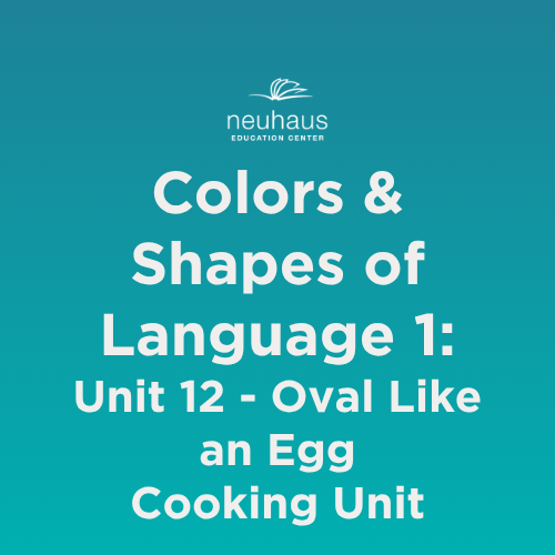 Colors and Shapes of Language 1: Naming Photos - Unit 12
