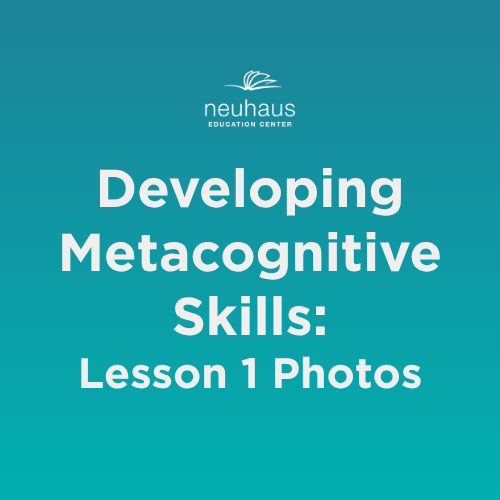 Developing Metacogntive Skills: Naming Photos - Lesson 1