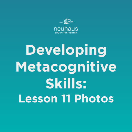 Developing Metacogntive Skills: Naming Photos - Lesson 11