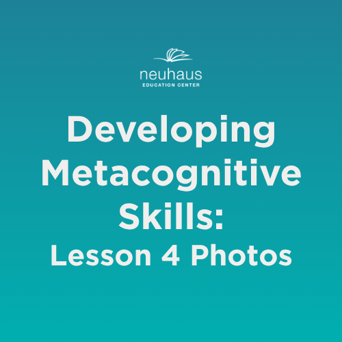 Developing Metacogntive Skills: Naming Photos - Lesson 4