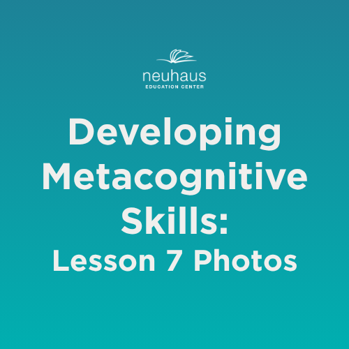 Developing Metacogntive Skills: Naming Photos - Lesson 7