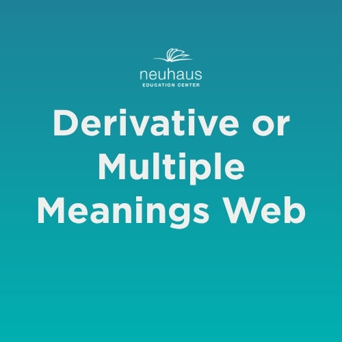 Derivative or Multiple Meanings Web