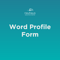 Word Profile Form