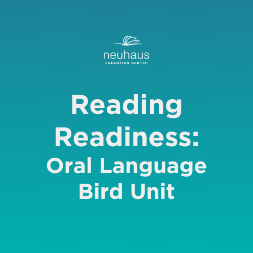 Reading Readiness - Oral Language - Bird Unit