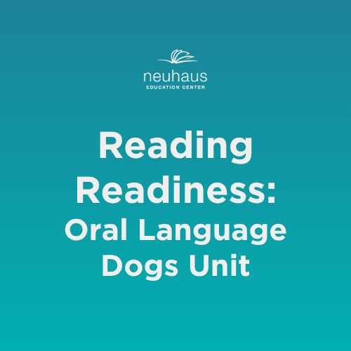 Reading Readiness - Oral Language - Dogs Unit