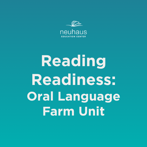 Reading Readiness - Oral Language - Farm Unit