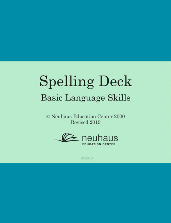 Spelling Deck