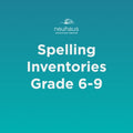 Spelling Inventories Grades 6-9