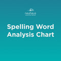 Spelling Word Analysis Chart