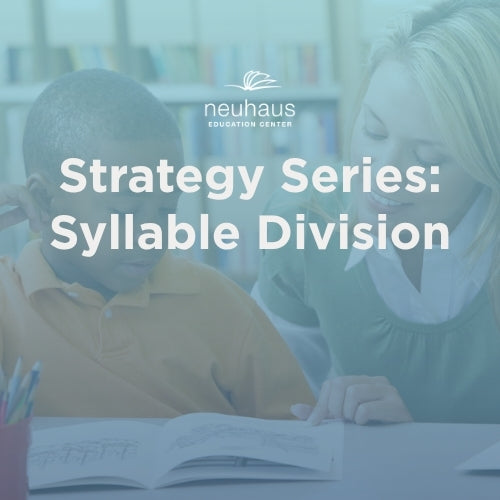 Strategy Series: Syllable Division