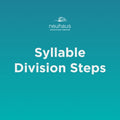 Syllable Division Steps