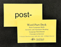 Word Part Deck cover